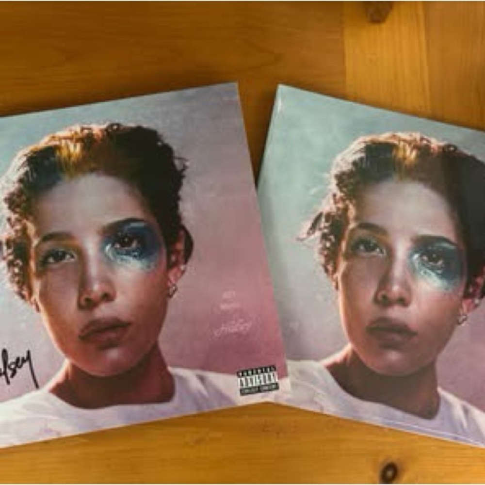 Halsey’s “Manic” Signed Limited Edition Vinyl with Pink and Blue Splatter